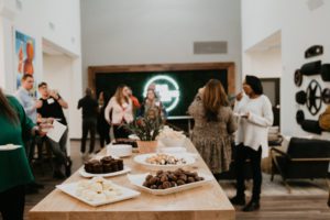 food in a coworking space